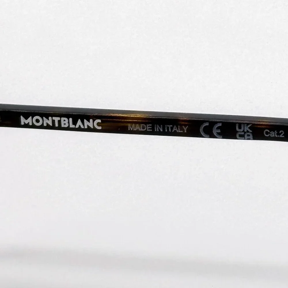 NEW MONTBLANC SUNGLASSES MEN BLACK/GREEN MB0339S 002 EYEWEAR MONTBLANC